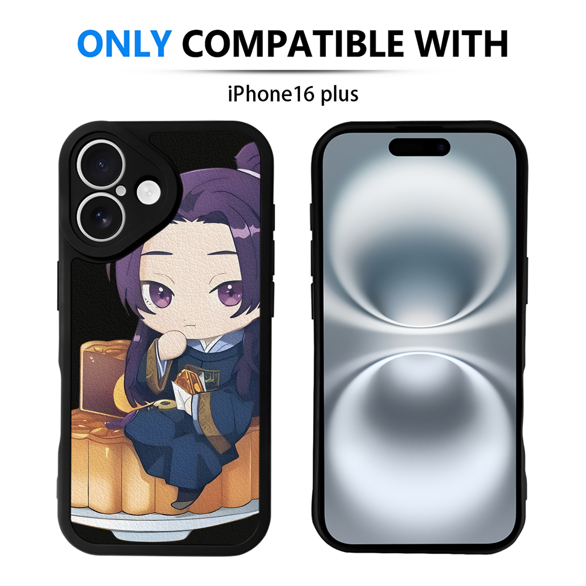（画像用） 薬屋のひとりごと The Apothecary Diaries 【iPhone 16シリーズ対応】シリコンスマホケース（レザー調） 材質：シリコン